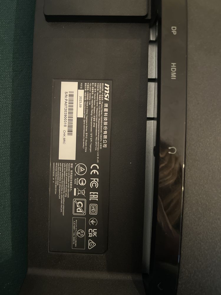 Monitor Msi zakrzywiony ekran