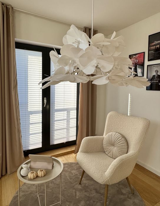 Biała ozdobna lampa - Light Prestige-storczyki