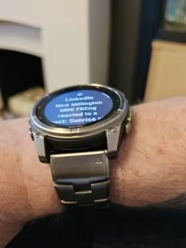 22 26 мм Quick Fit титановий металевий ремінець для годинника Garmin