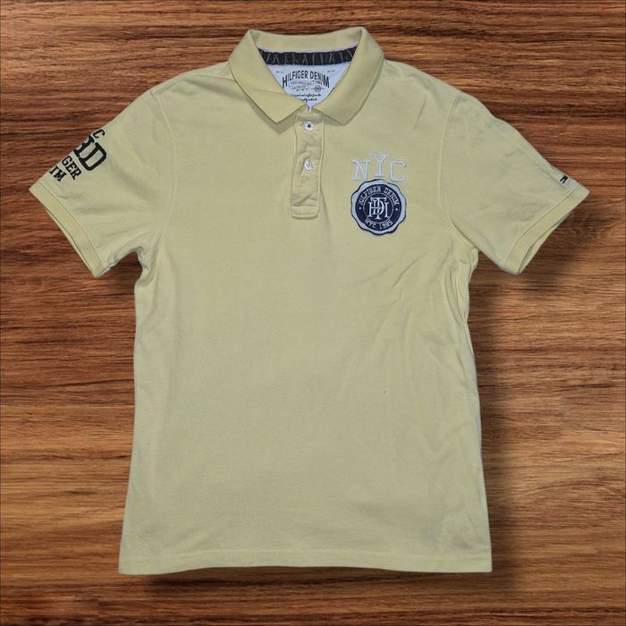 Tommy Hilfiger Polo Męskie stylowe i jakość roz M