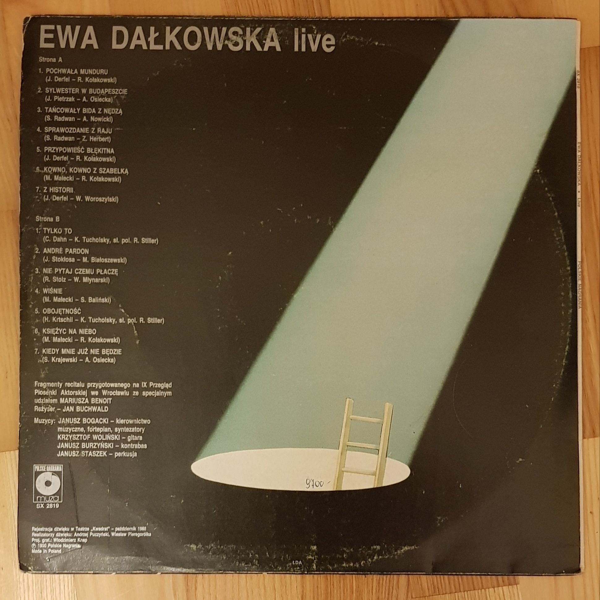 Płyta winylowa Ewa Dałkowska Live