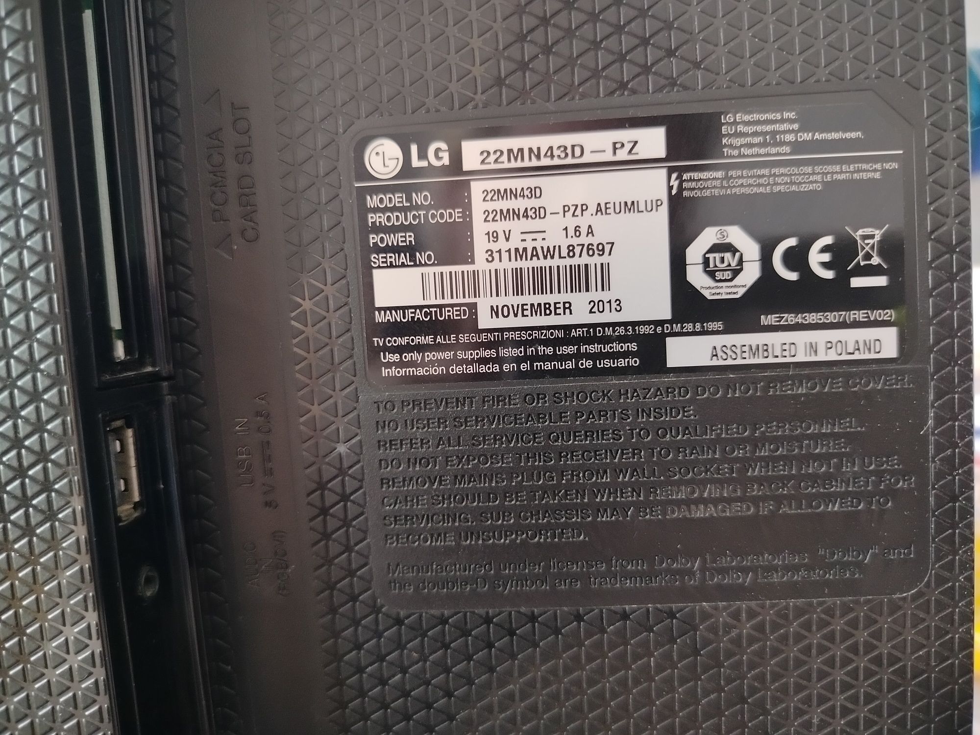 Telewizor/Monitor LG