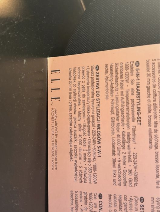 Syszarko-lokówka Elle