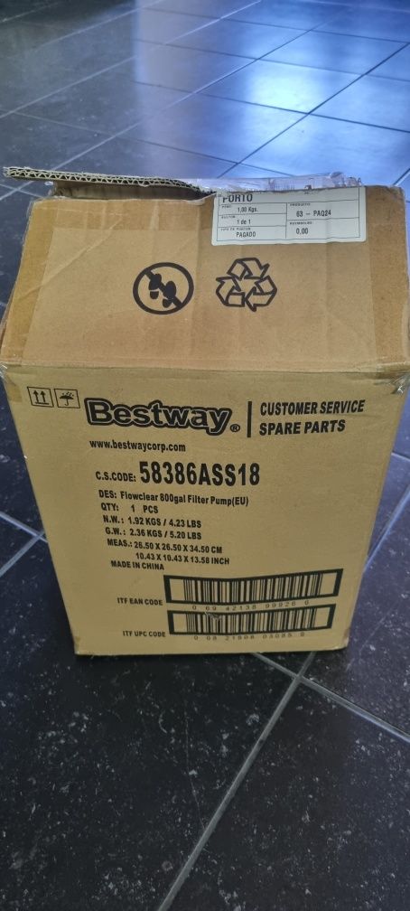 Bomba de piscina bestway