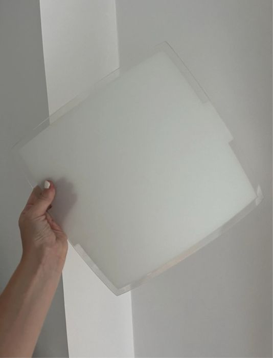 Candeeiro de teto em vidro fosco! Excelente estado