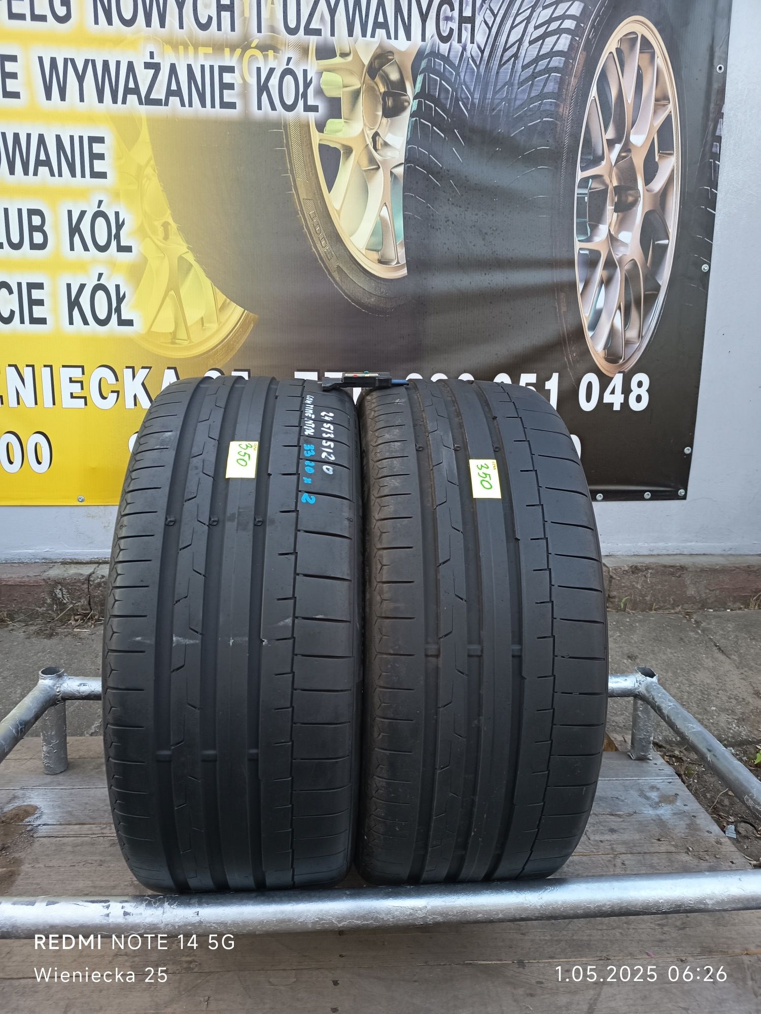 Opony letnie 245/35/20 Continental XL/Montaż Wysyłka Gwarancja 25zł