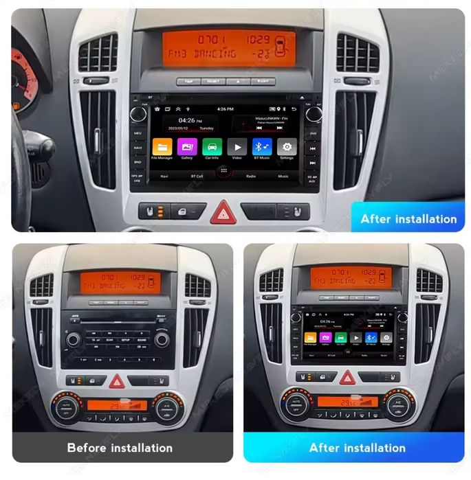 Radio nawigacja Kia Cee'd ceed ANDROID 2009=2012 WiFi GPS Bluetooth 4G