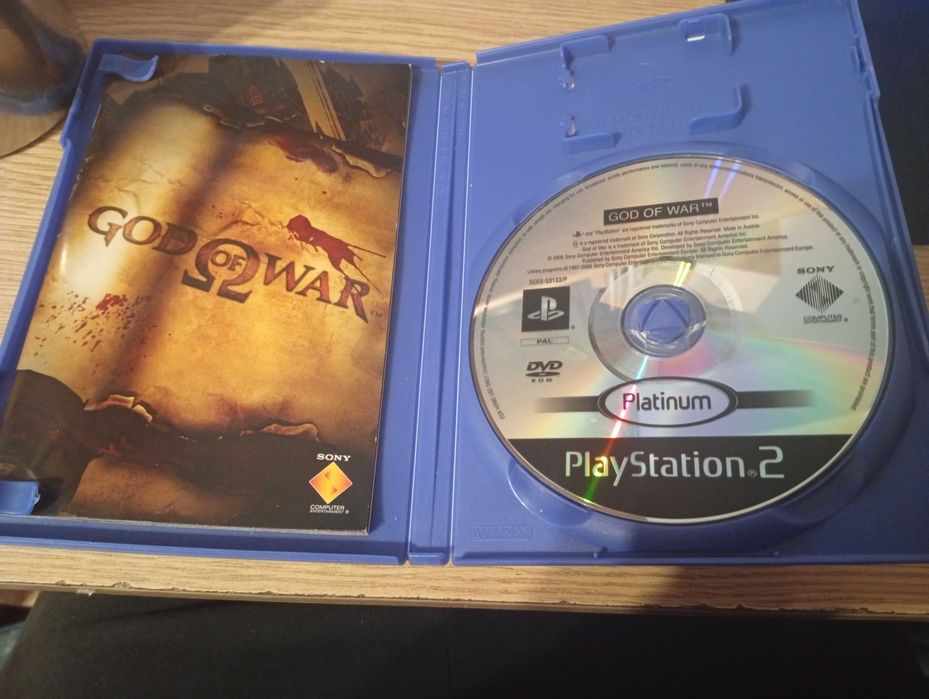 God of War PS2 platynka w środku