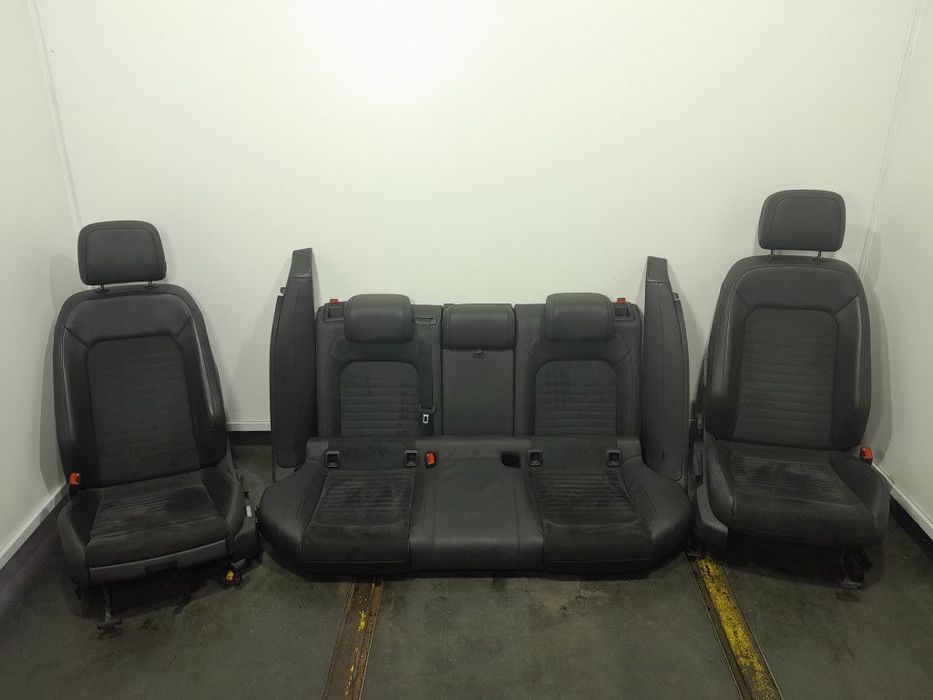 VW PASSAT B8 KOMBI KOMPLET FOTELI SKÓRA ALCANTARA ERGOCOMFORT