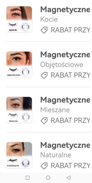 rzęsy magnetyczne Lashley, nowe, oryginał, tanio
