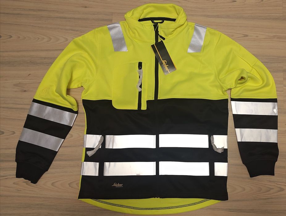 8035 Snickers L Hi-Vis CL2  bluza robocza odblaskowa monter instal BHP