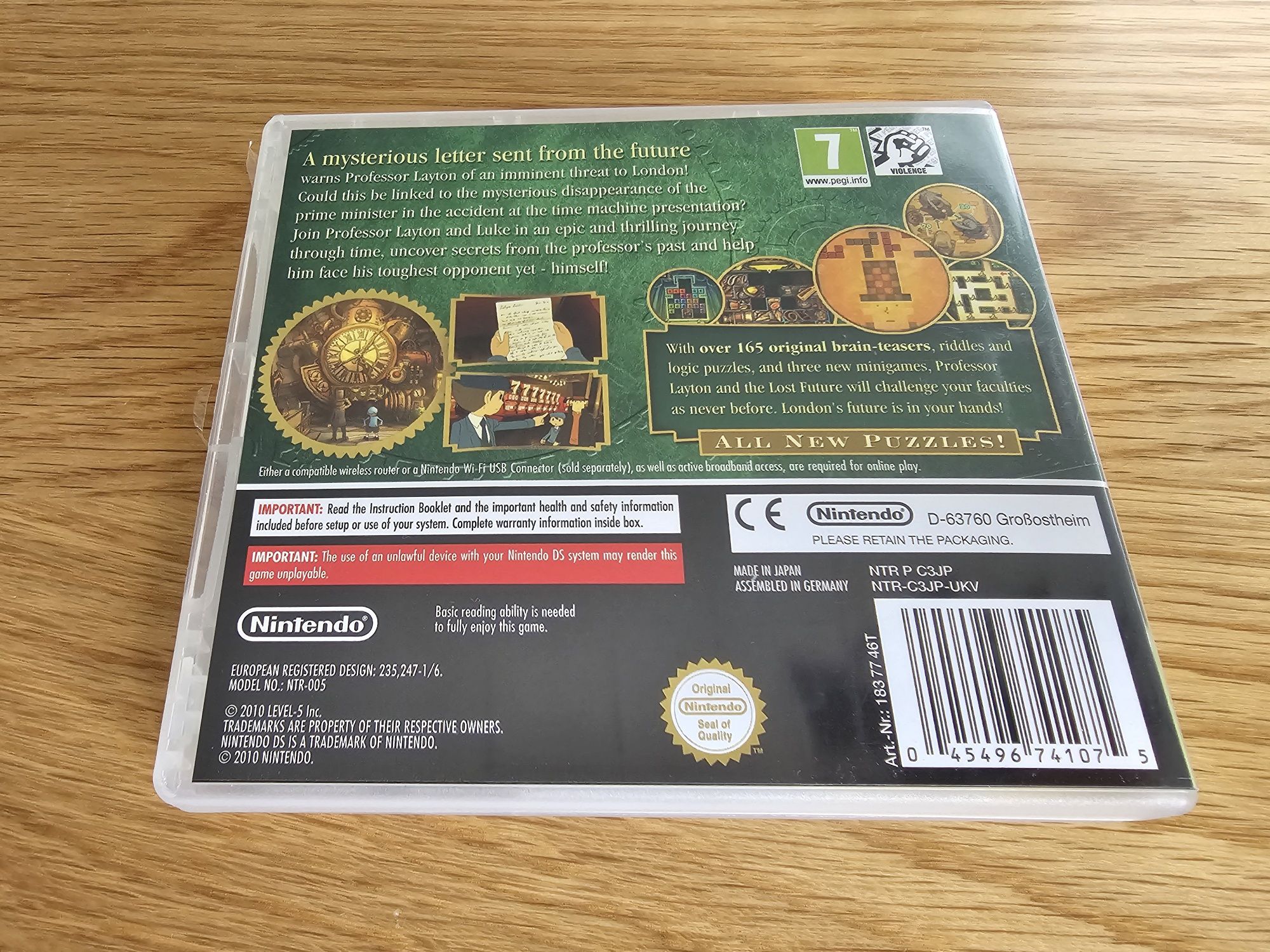 Professor Layton and the Lost Future Nintendo DS