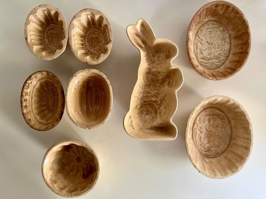 Antigos e raros moldes para marmelada, gelatinas, pudins…Massarelos