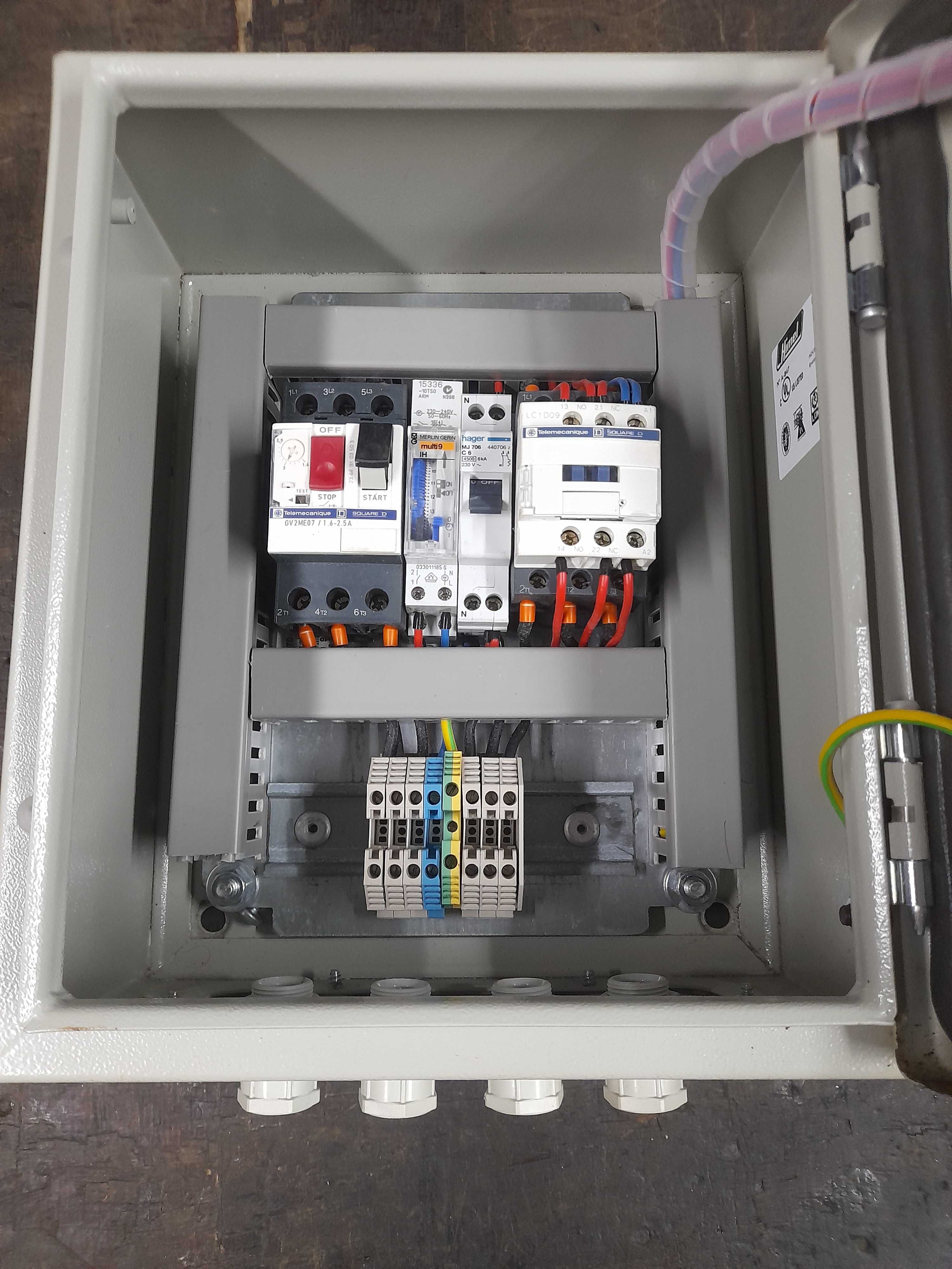 quadro eletrico para bomba de agua e outros
