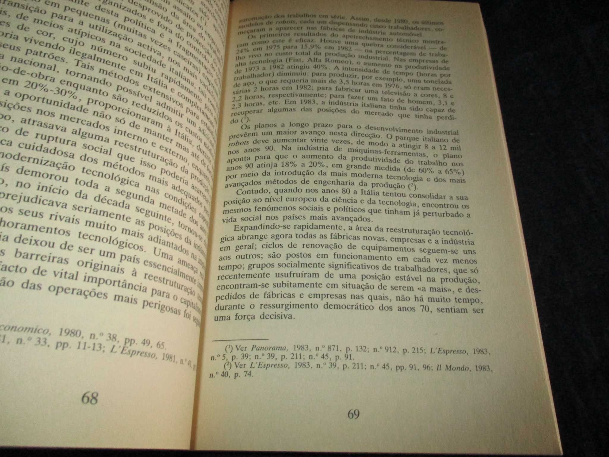 Livro O Capitalismo a Revolução Tecnológica e a Classe Operária