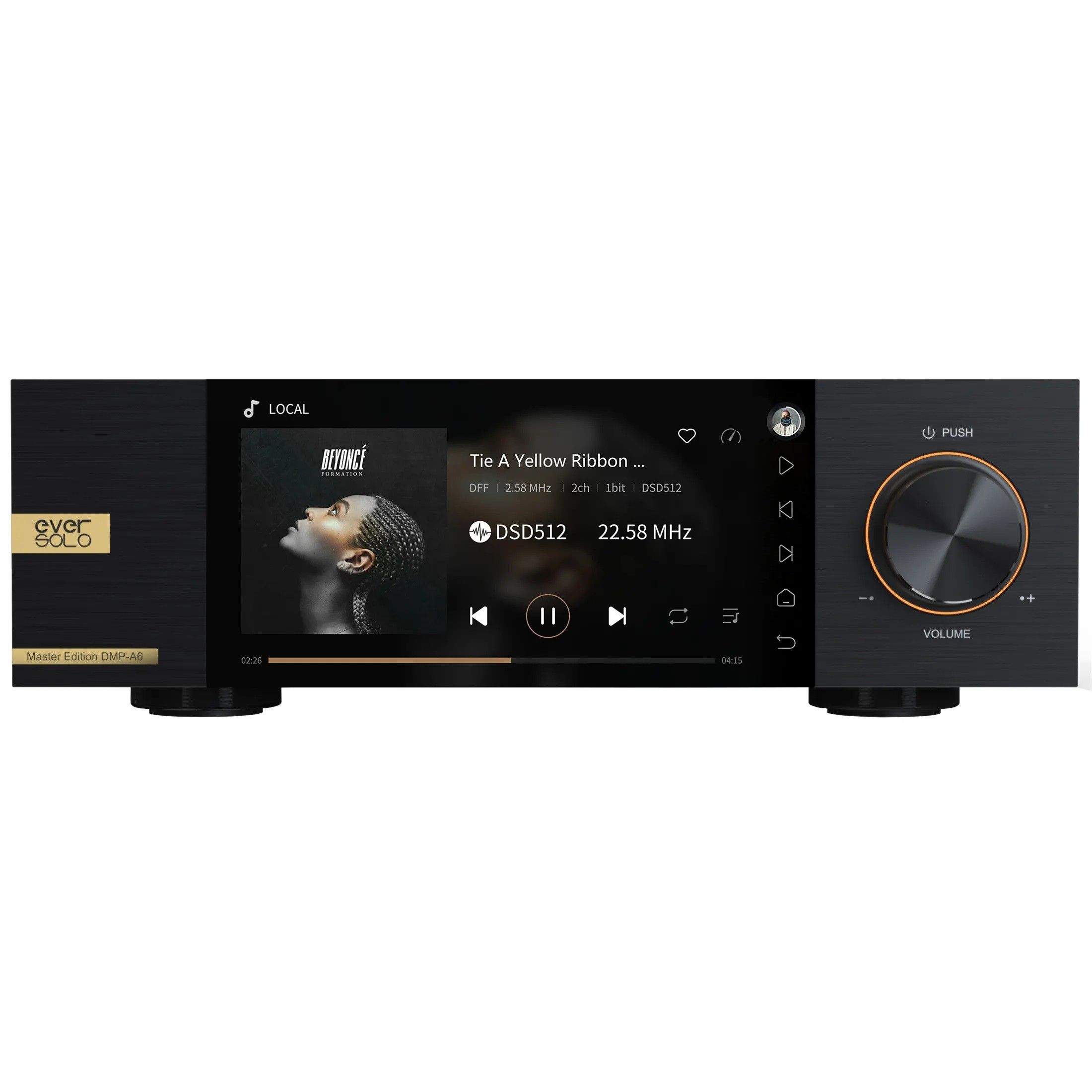 Odtwarzacz sieciowy streamer Eversolo DMP-A6 Master Edition tidal mqa