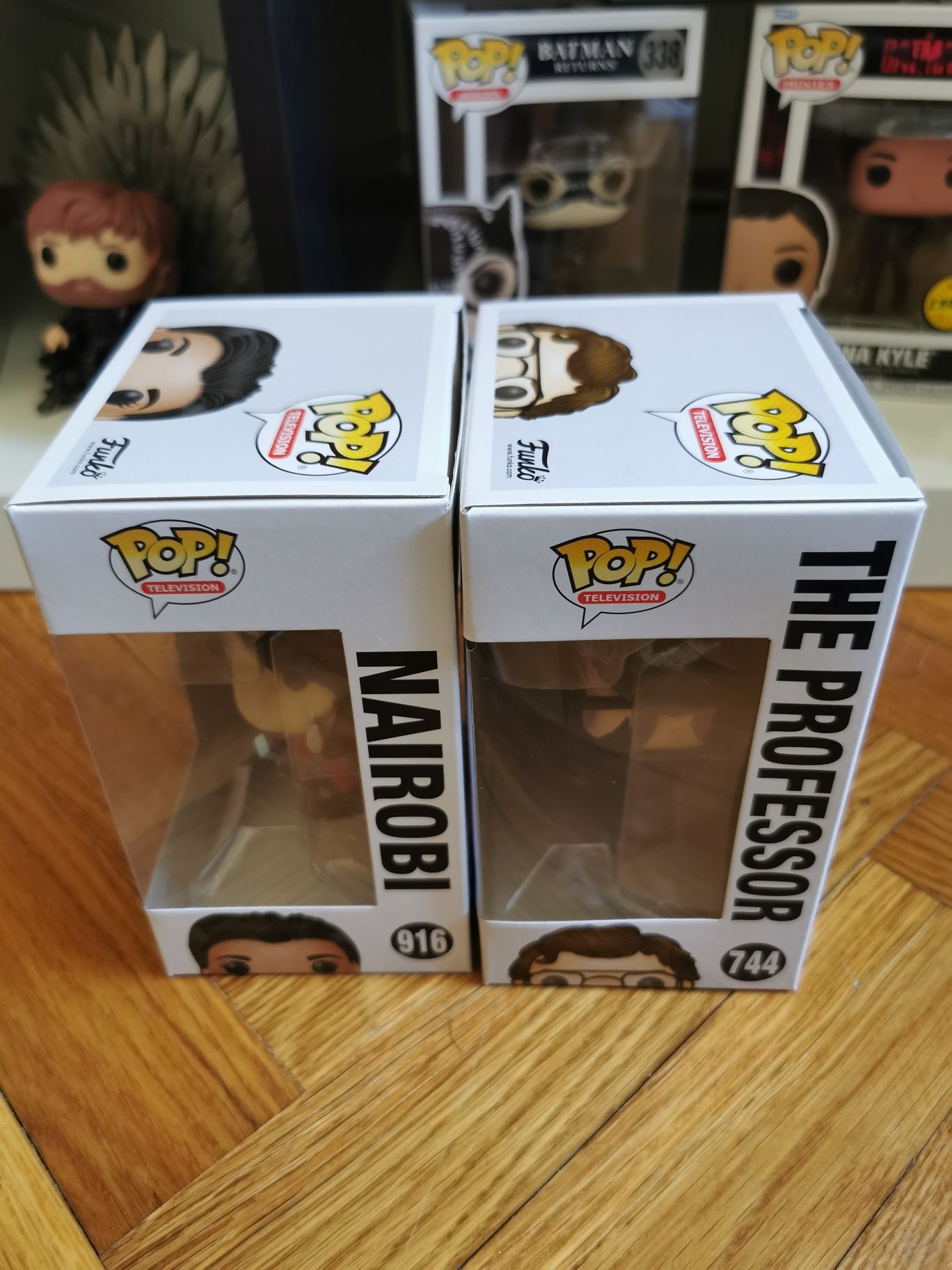 Casa de Papel Funko Pop - Nairobi e Professor