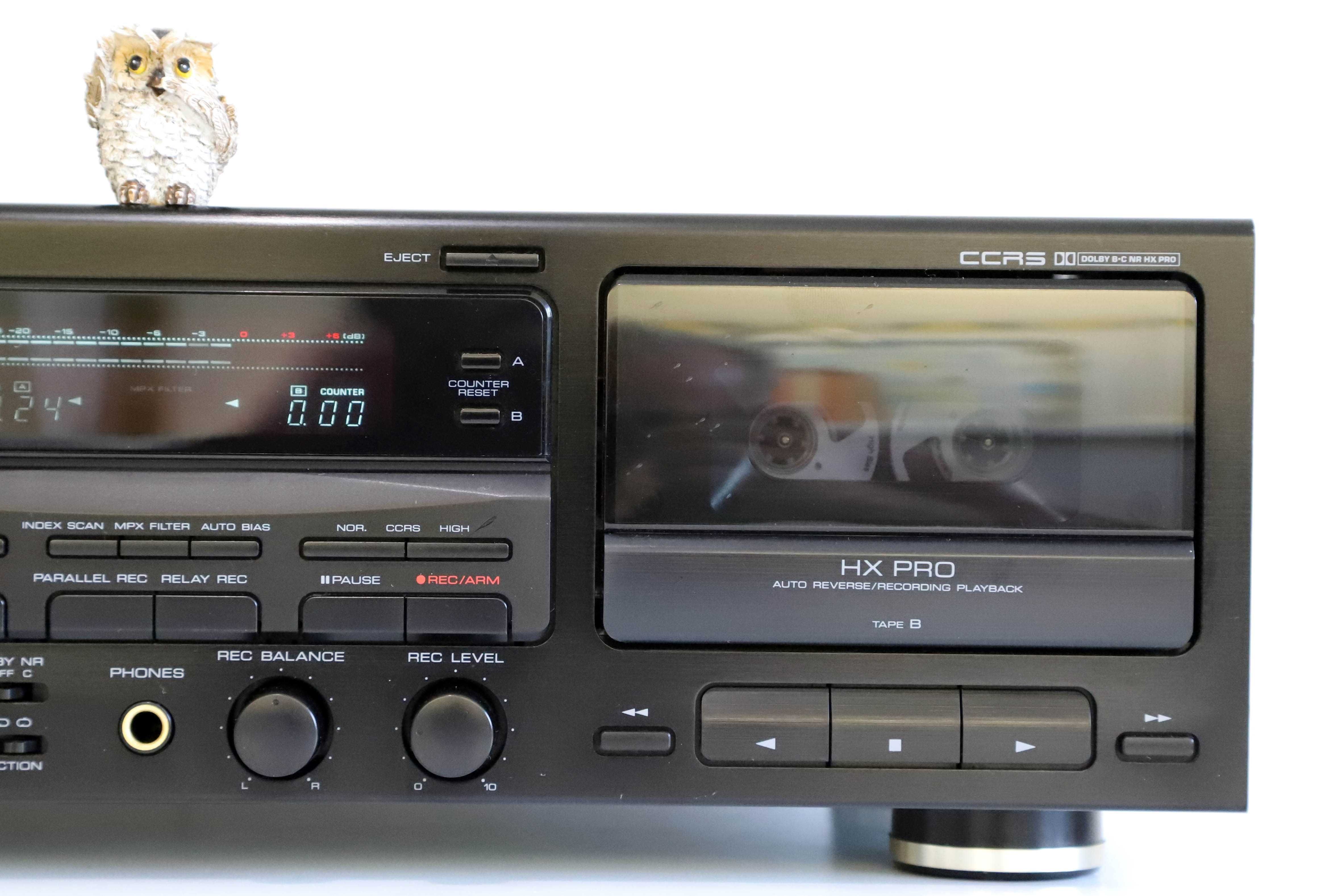 Kenwood KX-W8050 Tape Duplo Deck Cassetes Autoreverse