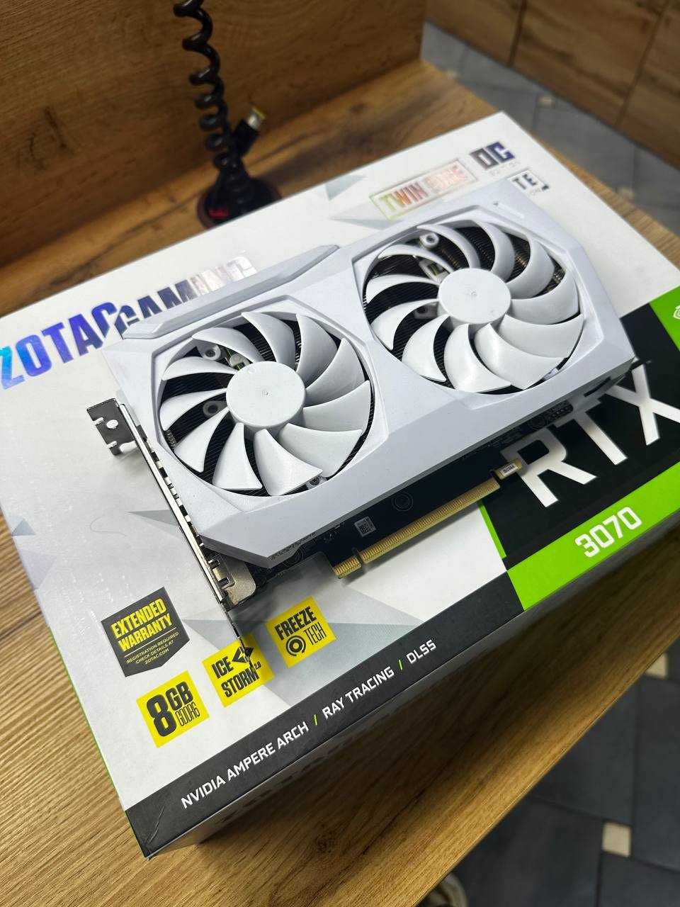 Відеокарта Zotac RTX 3070 Twin Edge OC White Edition (ZT-A30700J-10P)