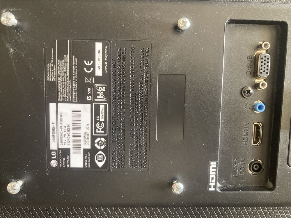 Monitor LG 24MP55HQ-P + chwytak