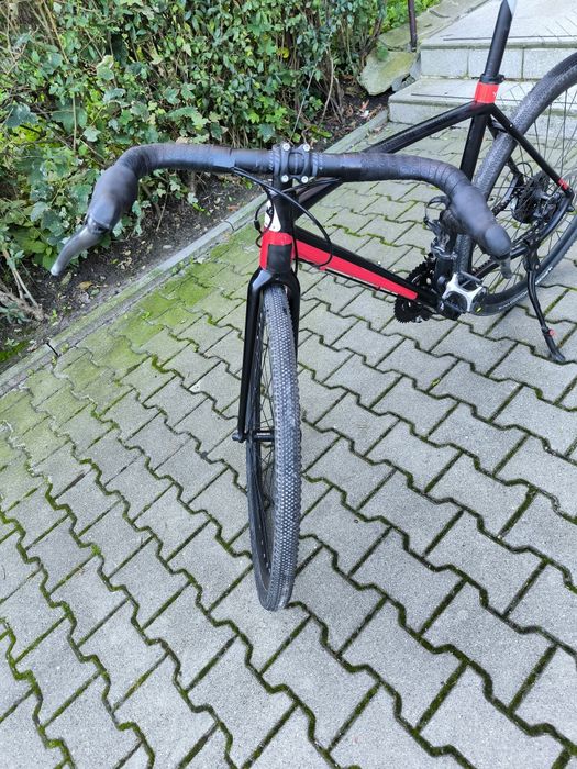 Rower Romet Aspre 1 gravel czarno czerwony Gliwice