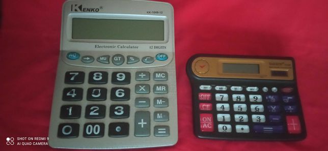 Калькуляторы ( Kenko KK-1048-12  и  Taksun TS-638).