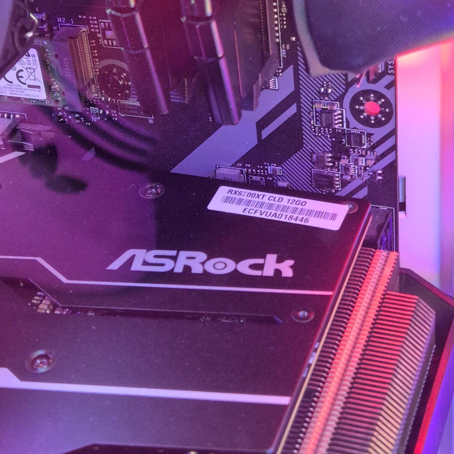 Komputer RX6700XT/R5 5500/Gamingowy/RGB 16GB ram ddr4 Windows 10pro