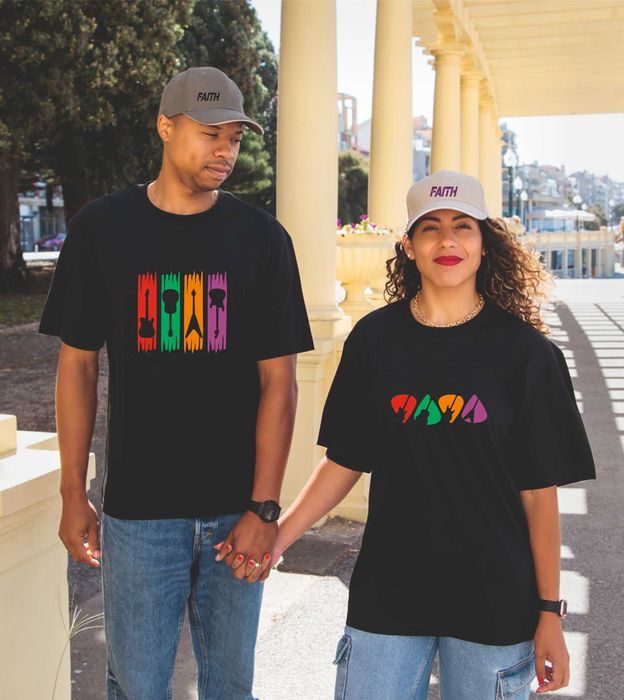 Tshirt personalizada casal exclusivas Leão