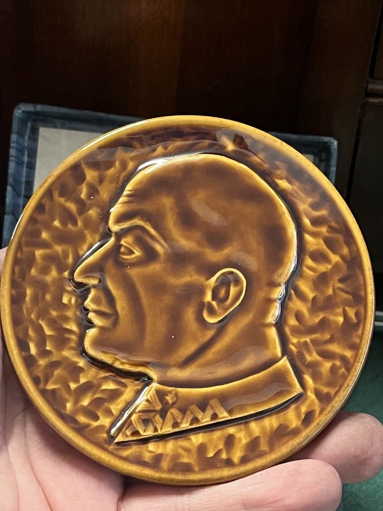 Medal wojskowy porcelanowy akademia sztabu generalnego