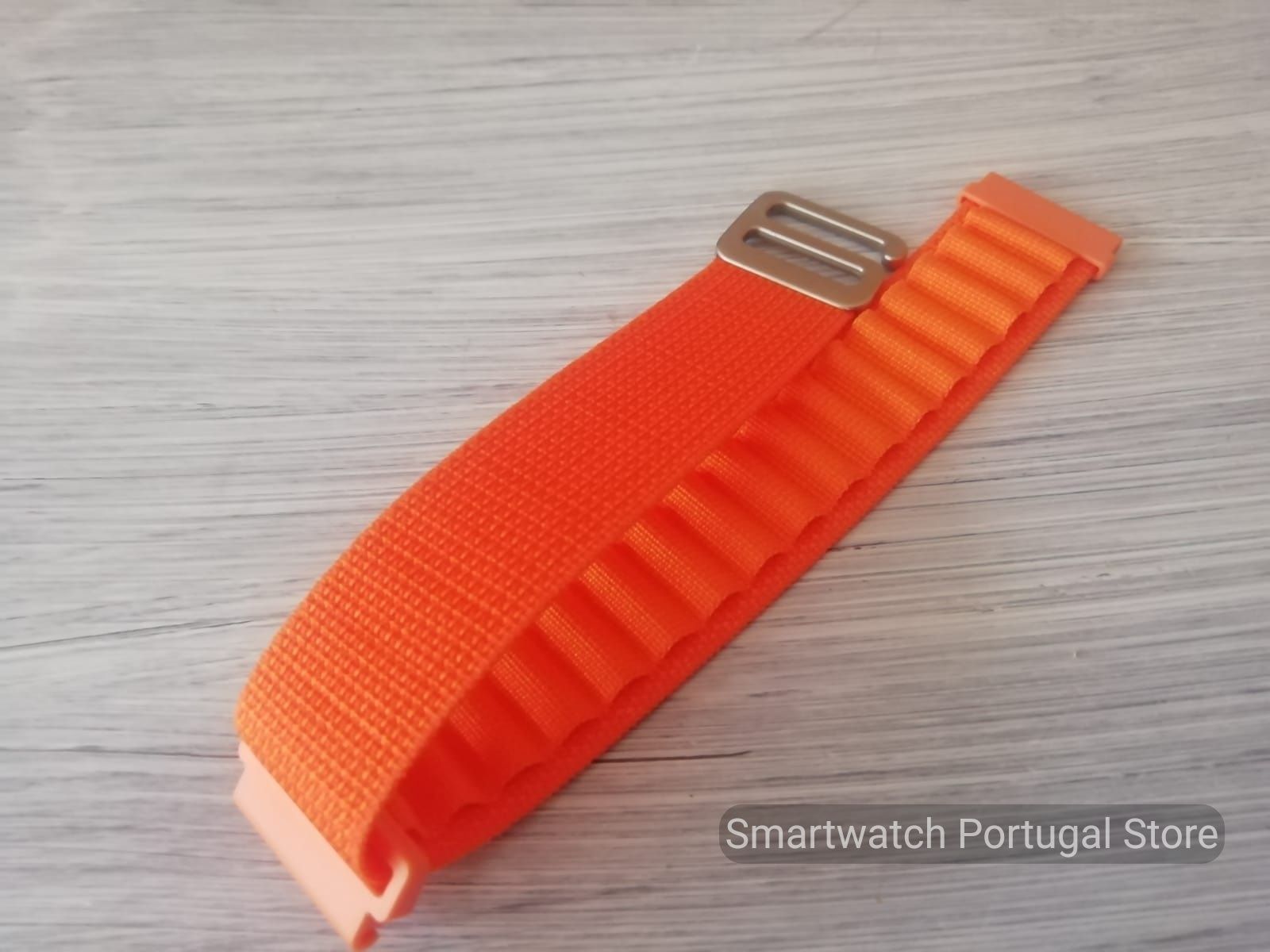 Bracelete 22mm em Nylon Alpine : Laranja