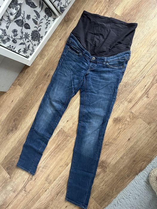 Spodnie ciążowe H&M mama slim r 38 jak nowe