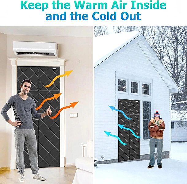 Kurtyna Magnetyczna Termoochronna Do Drzwi 75 X 200 Cm Z Przezroczysty