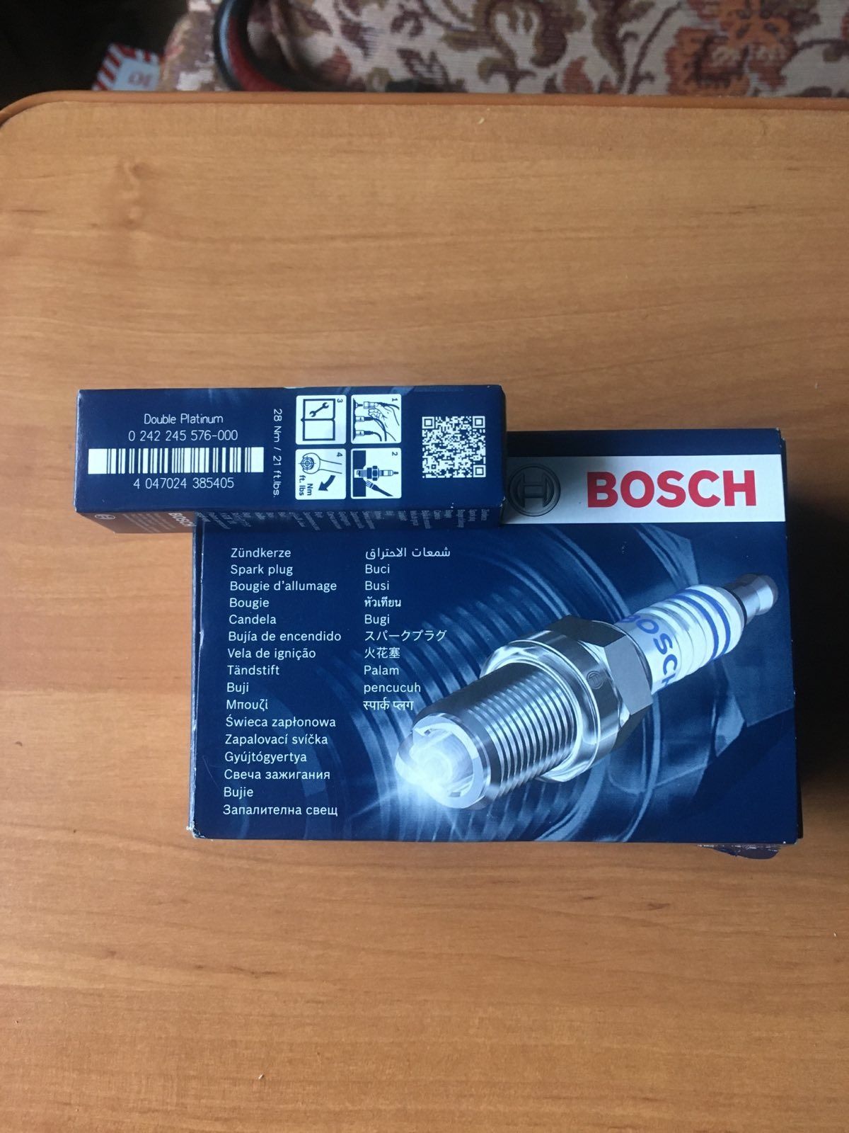 Свічка  запалювання  платинум Bosch