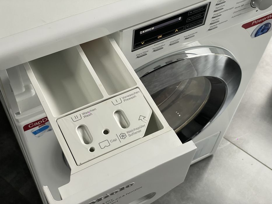 2В1!Пральна+Сушильна машина Miele WTH 720 WPM | Стан ідеал | Укр.меню