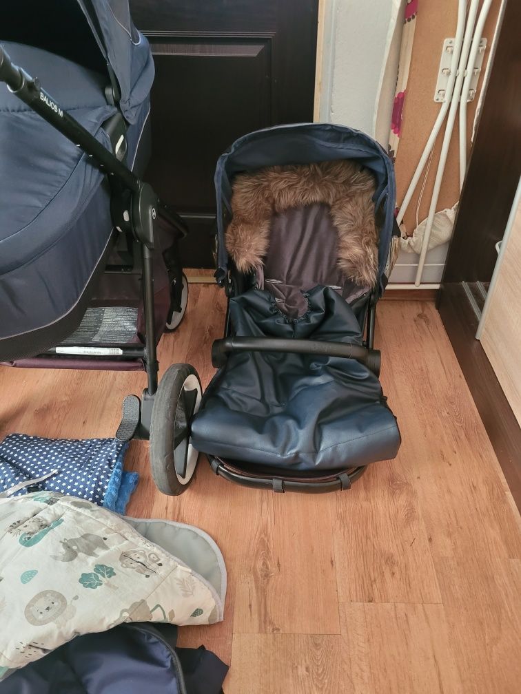 Wozek 2w1 cybex plus dodatki