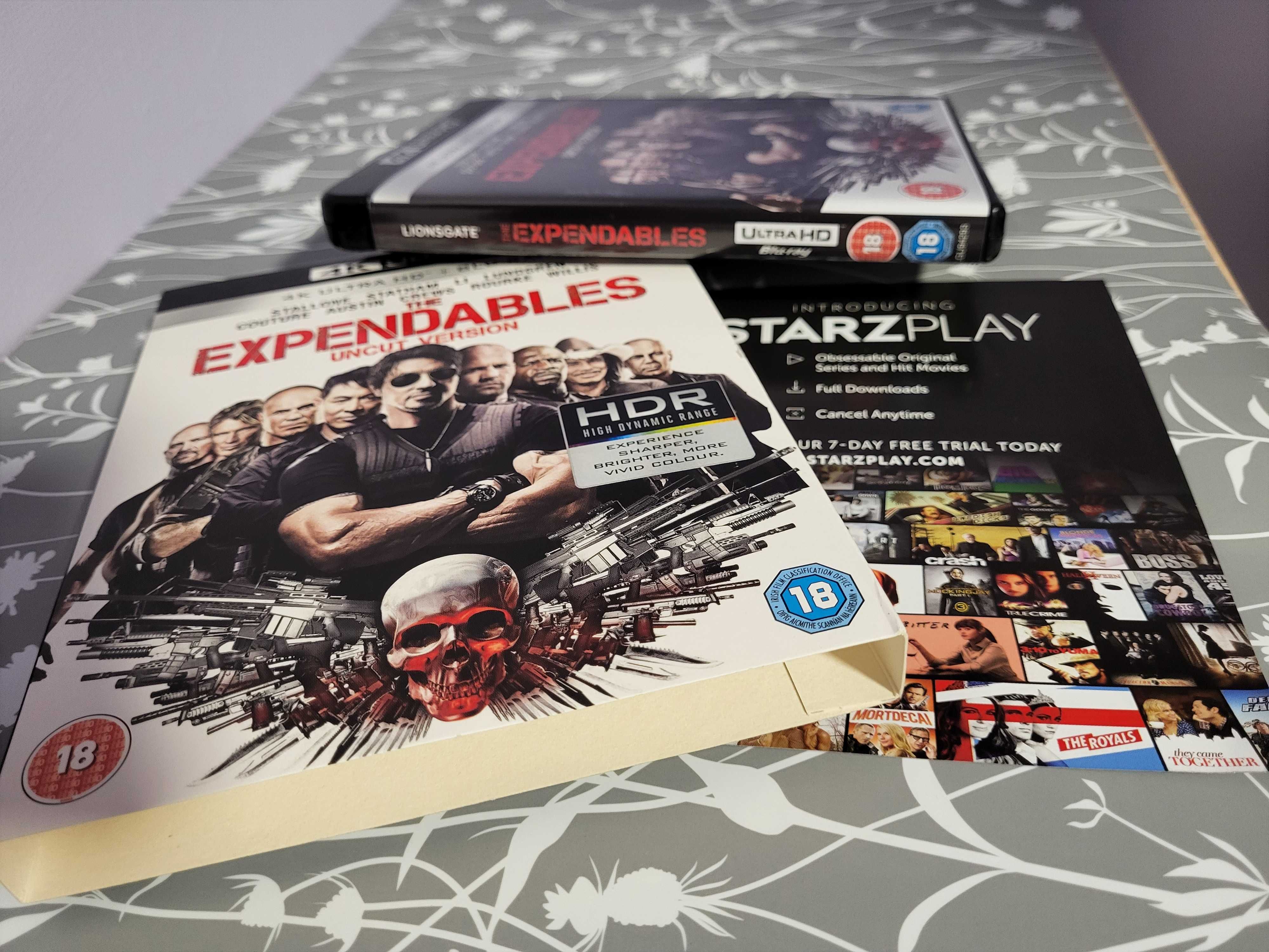 The Expendables płyta DVD 4K,Ultra HD + Blu-Ray sprzedam
