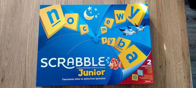Gra logiczna Scrabble Junior firmy Mattel