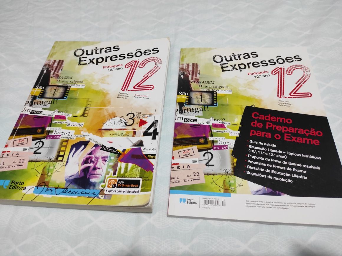 Manual e caderno de atividades Outras Expressões de Português do 12ano