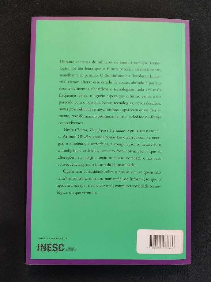 (Env. Incluído) Ciência, Tecnologia e Sociedade de Arlindo Oliveira