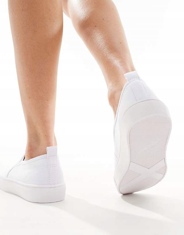 Asos Design 44 Białe Sneakersy Wsuwane Dotty Unisex J28075