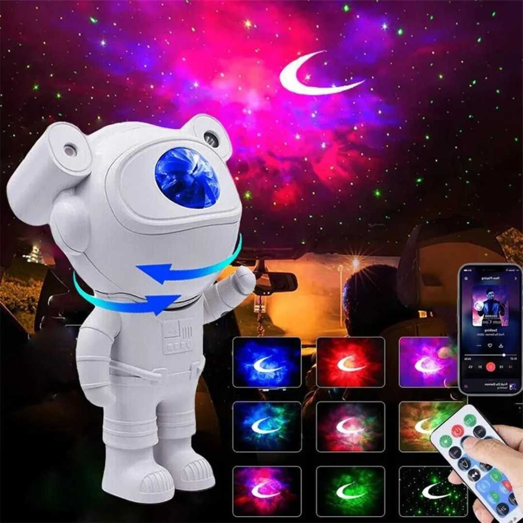 Projetor de Luz Astronauta com Música