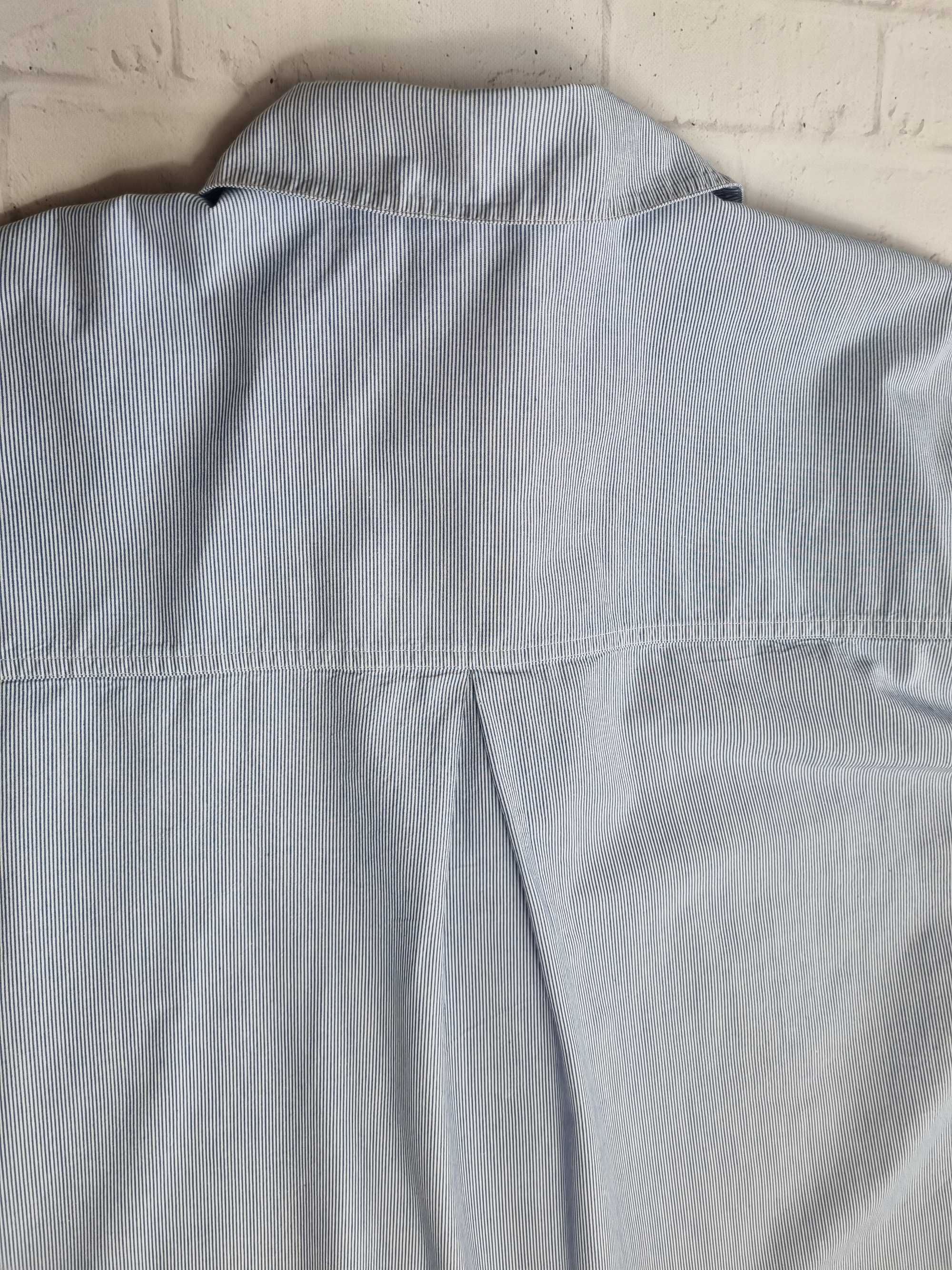 koszula damska oversize w drobne pionowe paski Bik Bok L