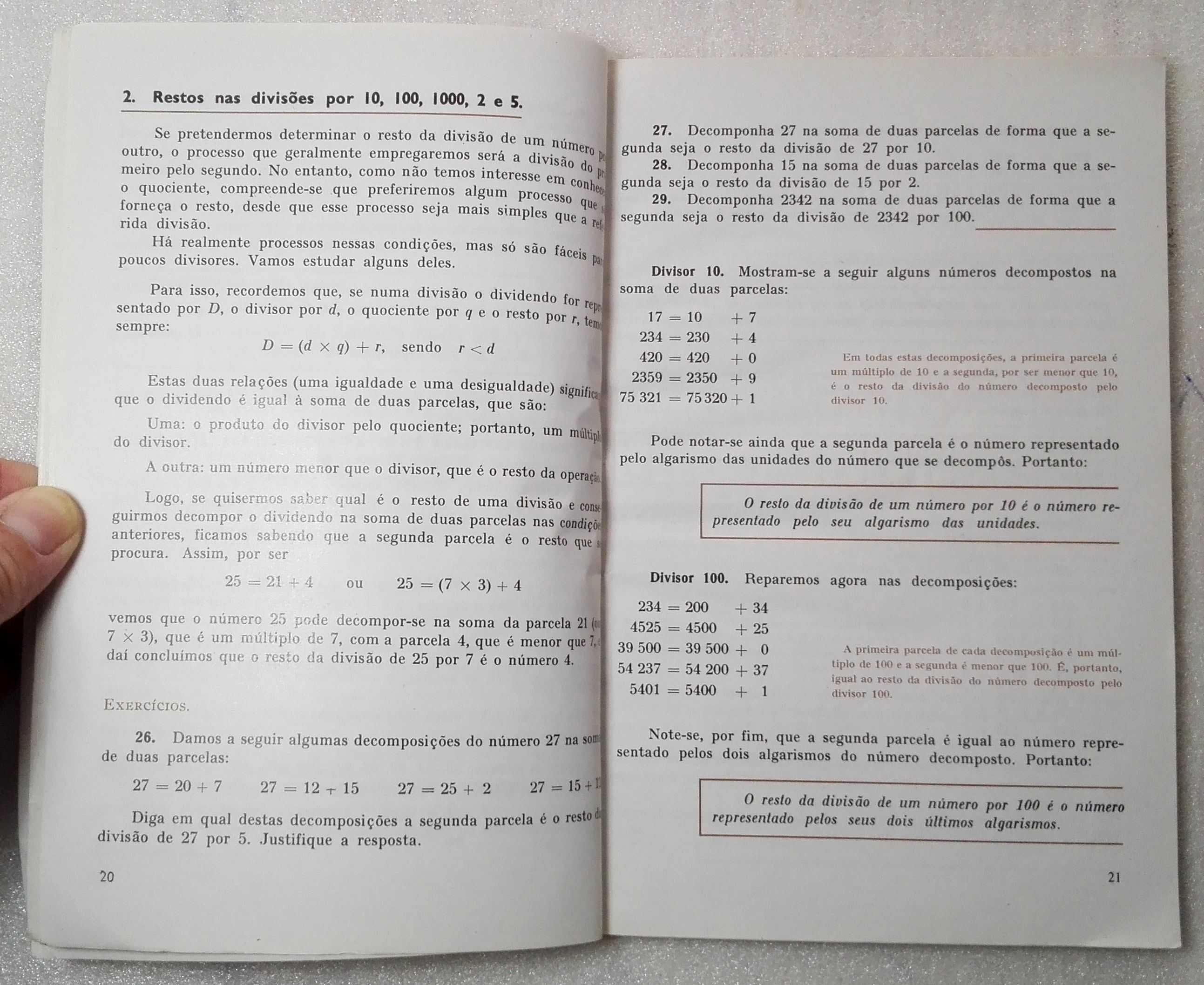 Livro Matemática (6ª classe)