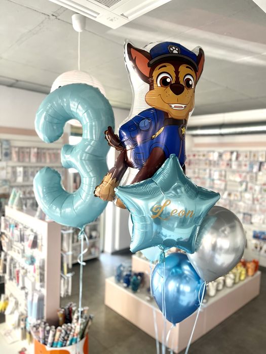 Balony cyferki z helem i inne