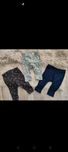 Zestaw ubranek dla dziewczynki 62, 3 pary legginsów 2 pary body H&M