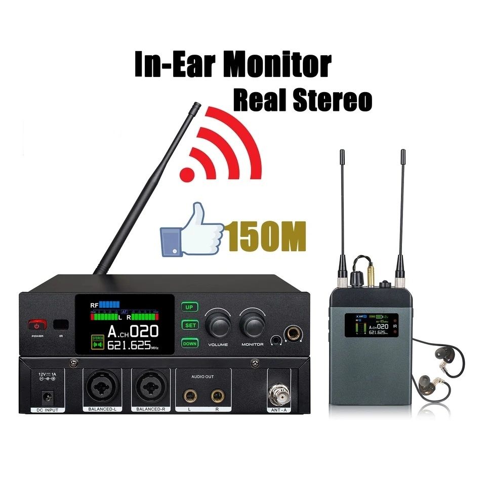 In ear stereo monitor system