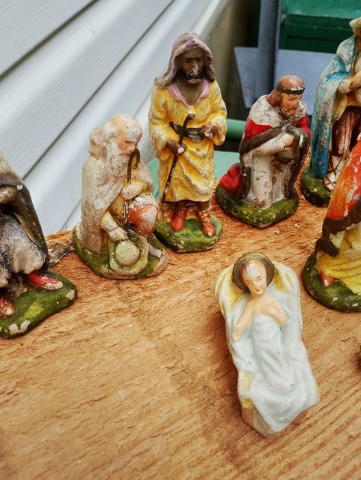 Stare gipsowe figurki