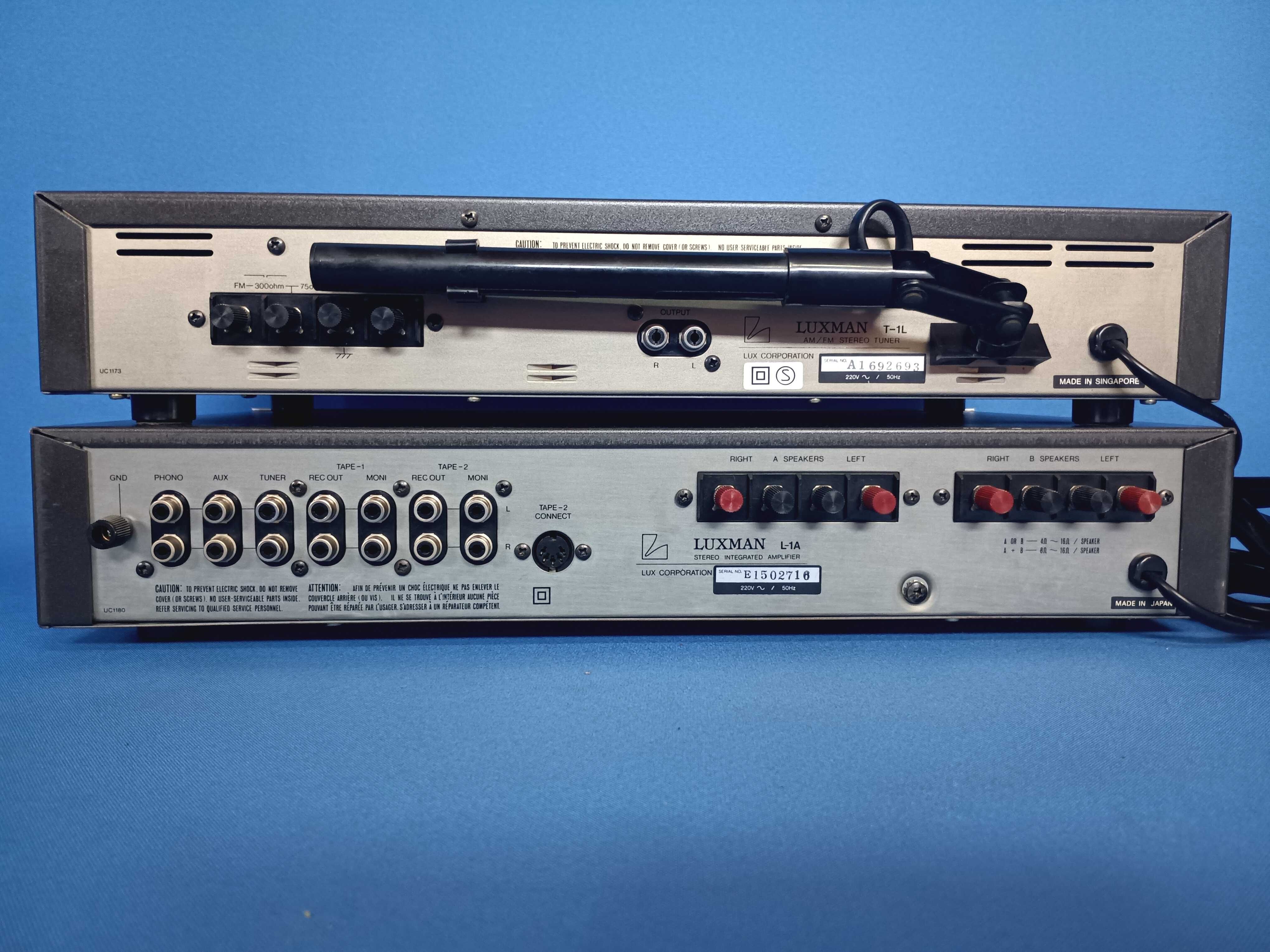 amplificador LUXMAN L-1A  +  tuner LUXMAN T-1L