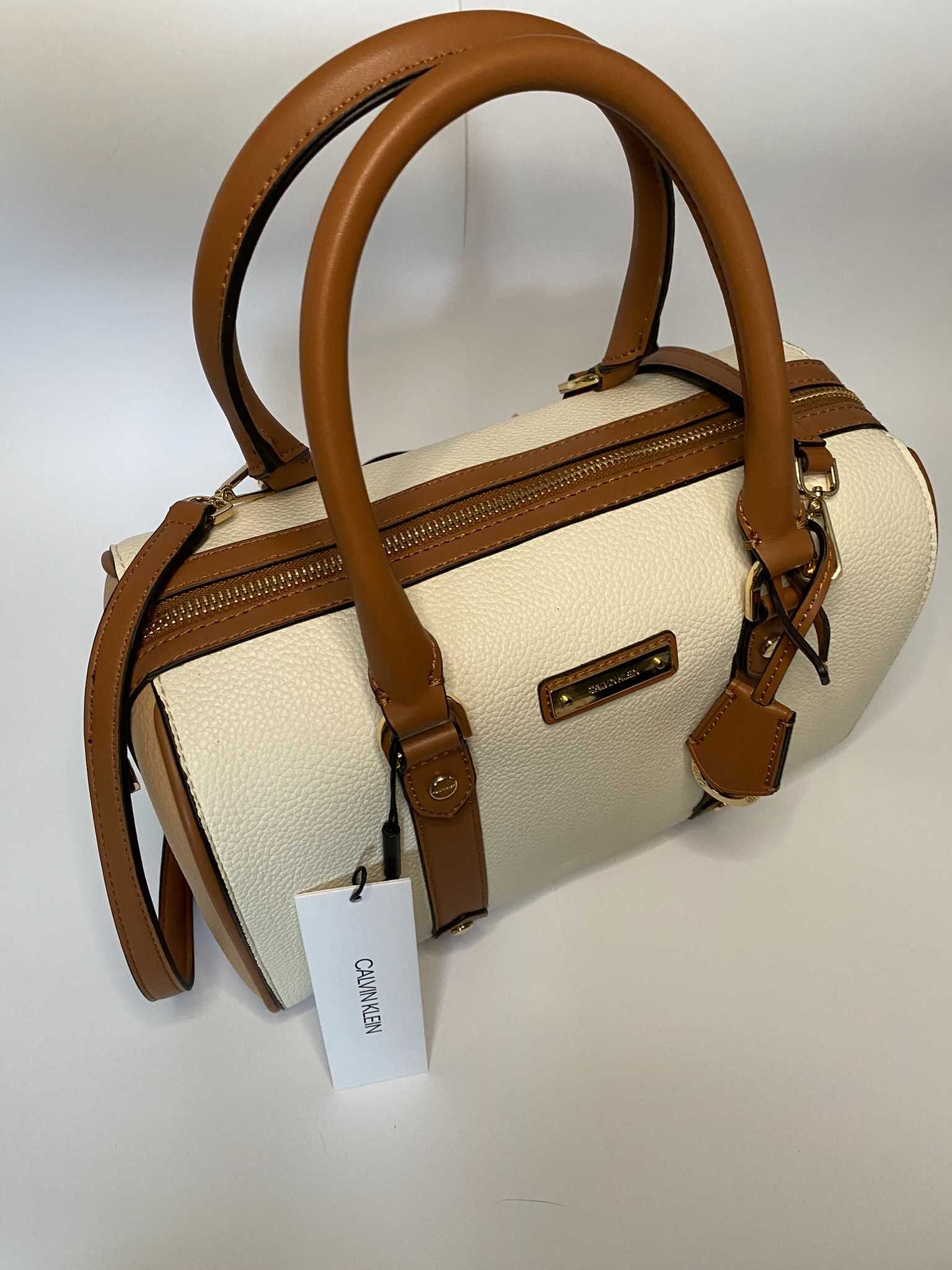 Нова сумка Calvin Klein Winona White/Caramel