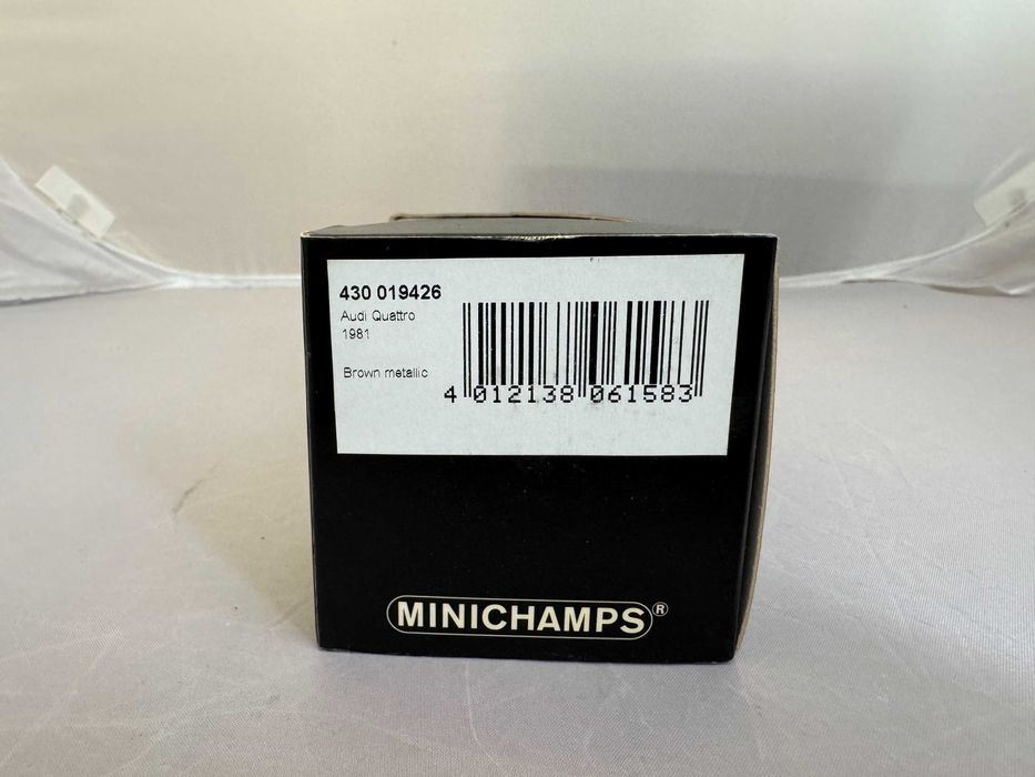 AUDI Quatro – MINICHAMPS 1:43 – Kolekcjonerski model